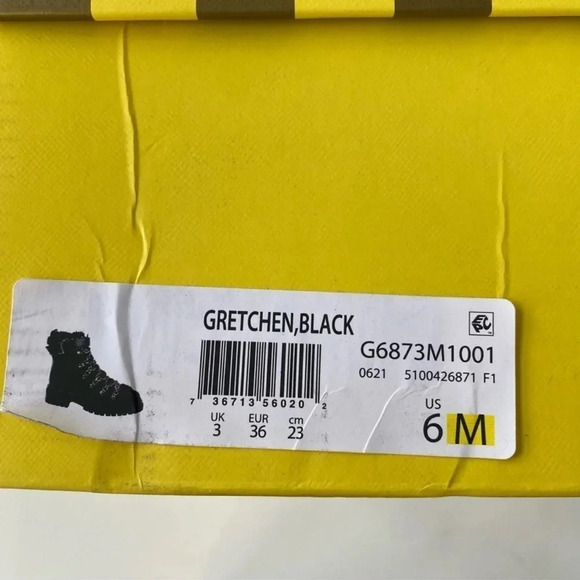 New Circus by Sam Edelman Gretchen Shearling Hiker Boot 6M Black lace up Sherpa - Picture 4 of 13